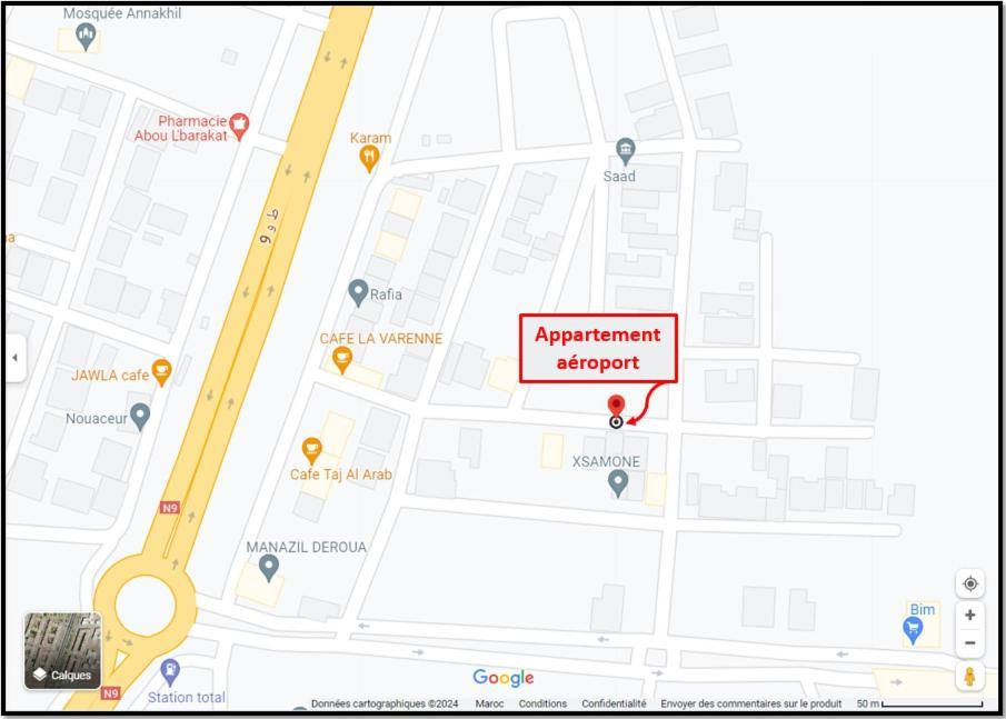 Appartement Aeroport Casablanca Nouaceur ภายนอก รูปภาพ